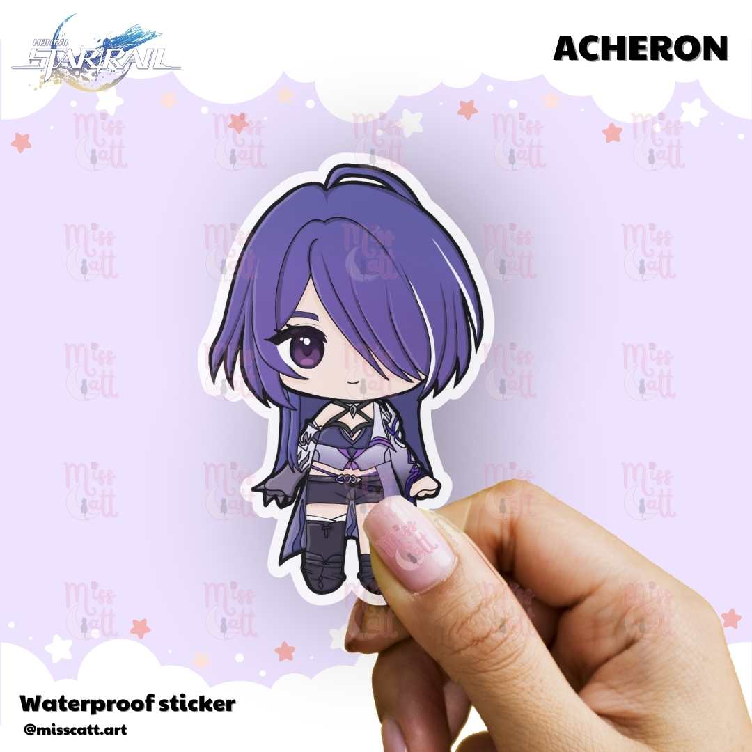 MissCatt Honkai Star Rail Chibi Stickers