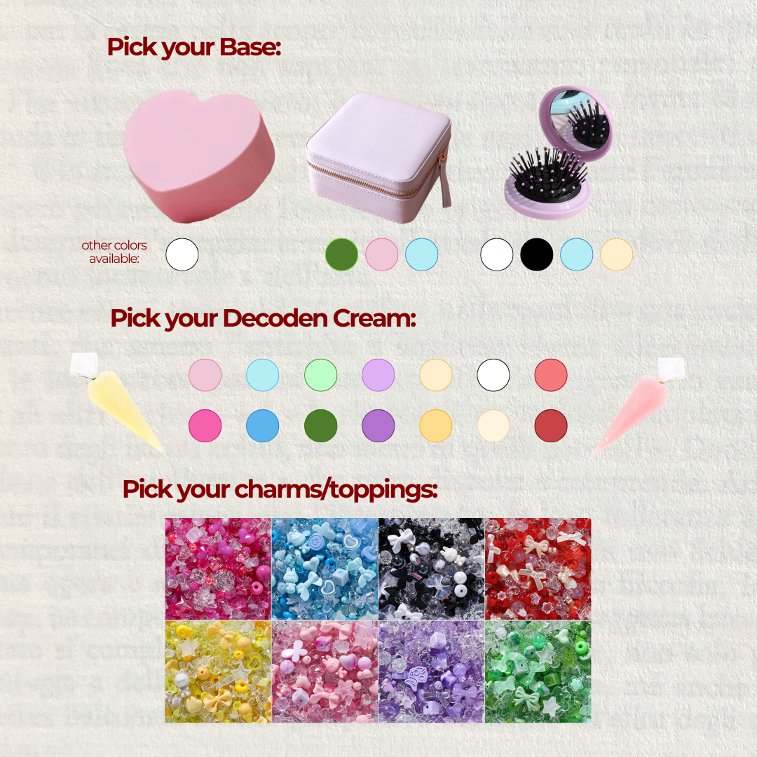 Decoden Fake Cake Decorating Workshop at Odd Cafe