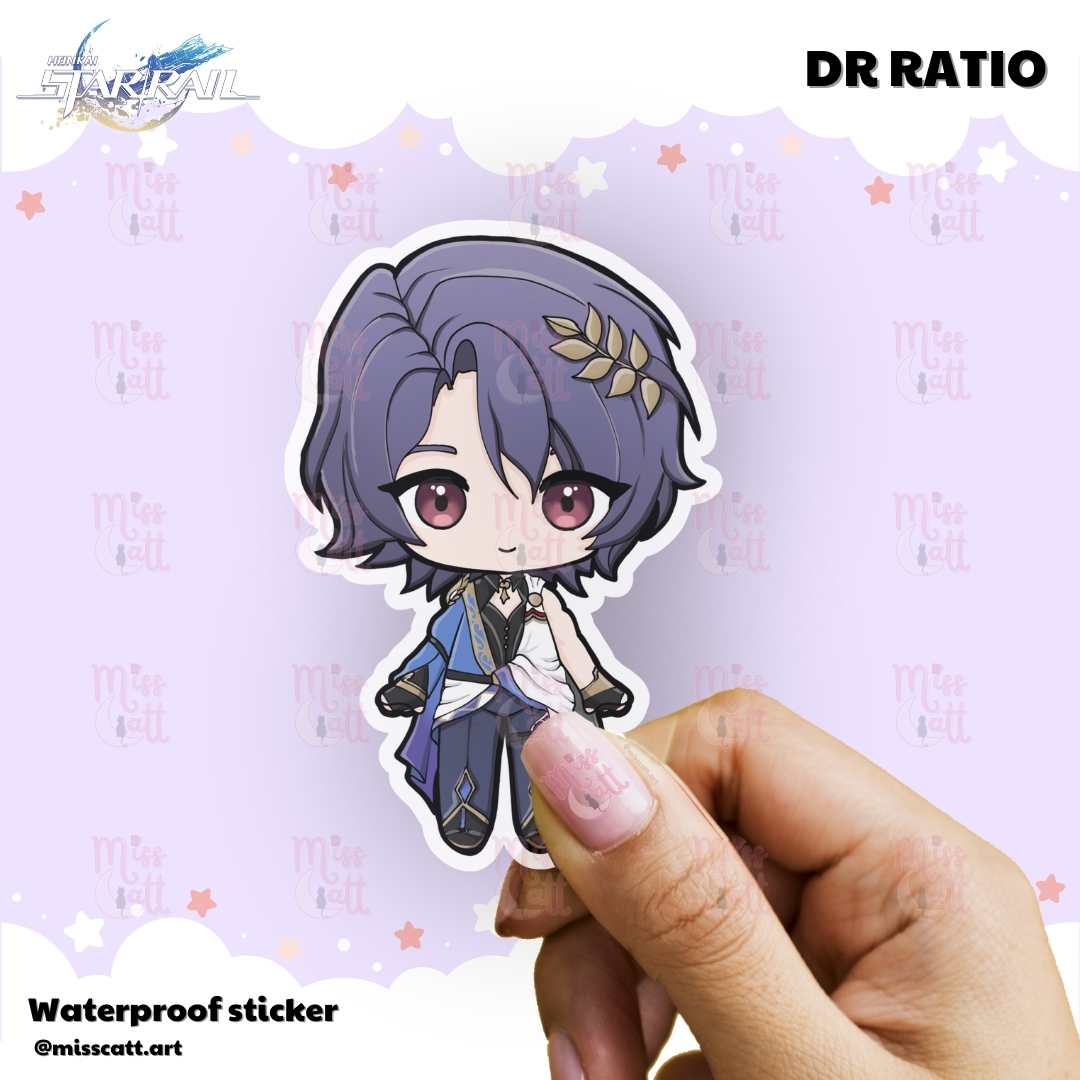MissCatt Honkai Star Rail Chibi Stickers