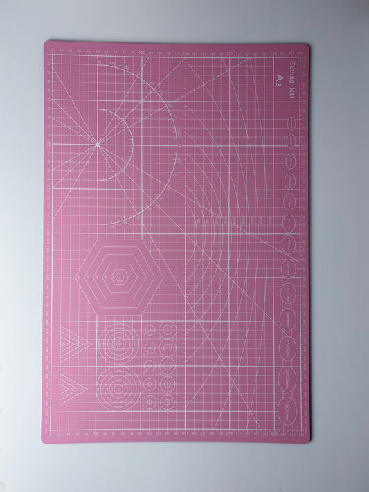 A3 Cutting Mat Double Sided Pink