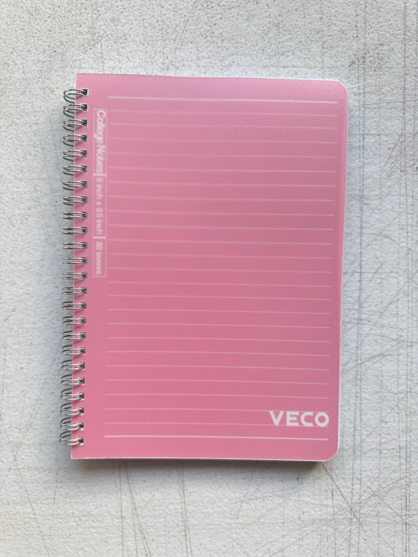 Veco College Notes Notebook 6”x8.5” 80s