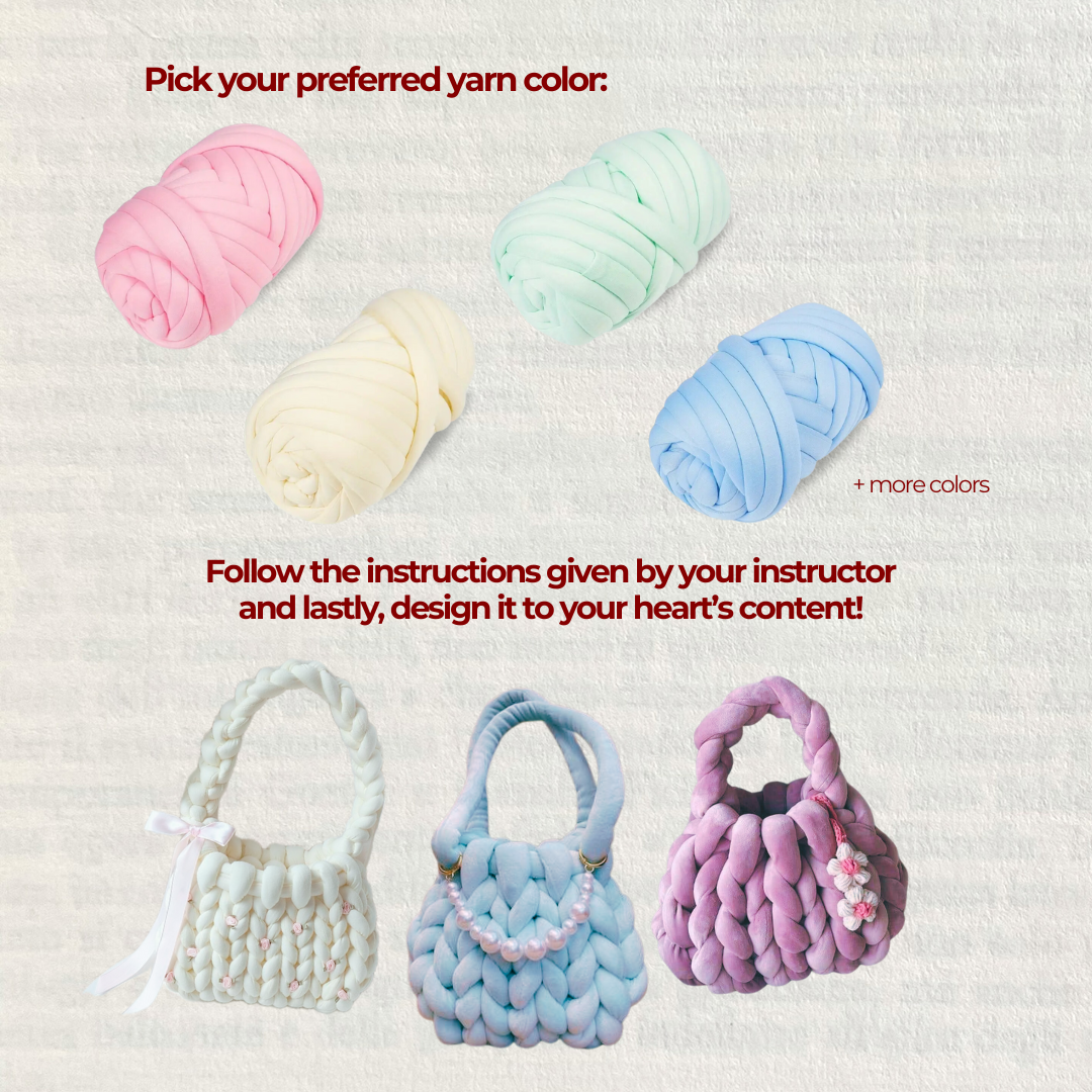 Chunky Yarn Bag Knitting | Oct 30