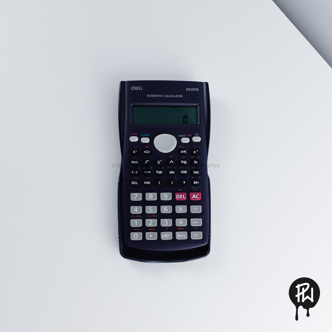 Deli D82MS 10+2 Digits Scientific Calculator Dark Blue