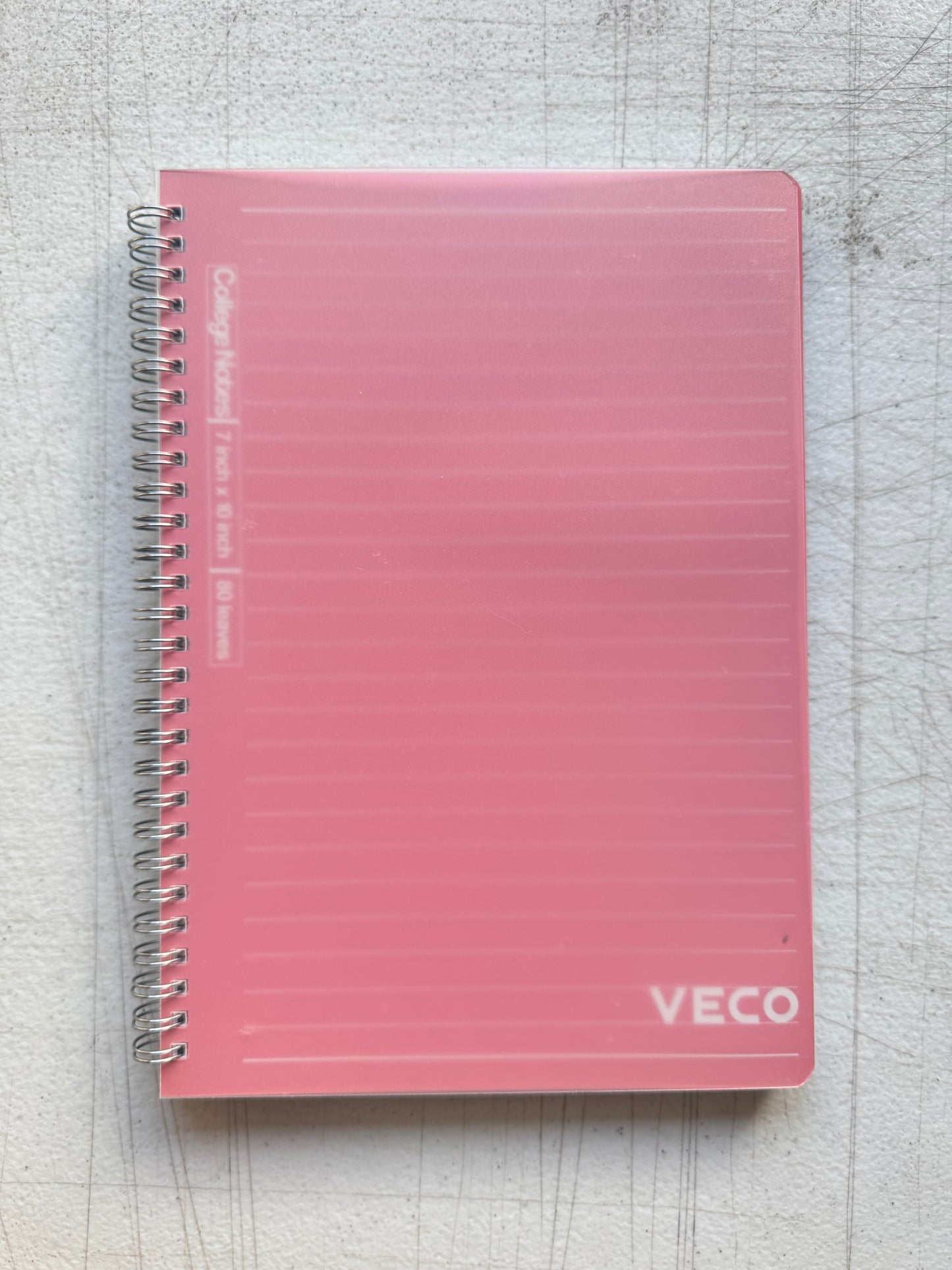 Veco College Notes Notebook 7”x10” 80s