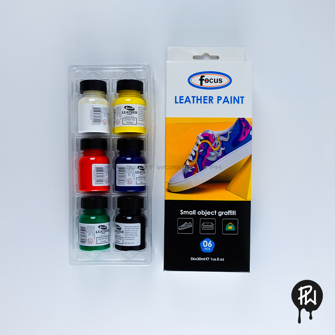 Focus Leather Paint 6x30ml Set