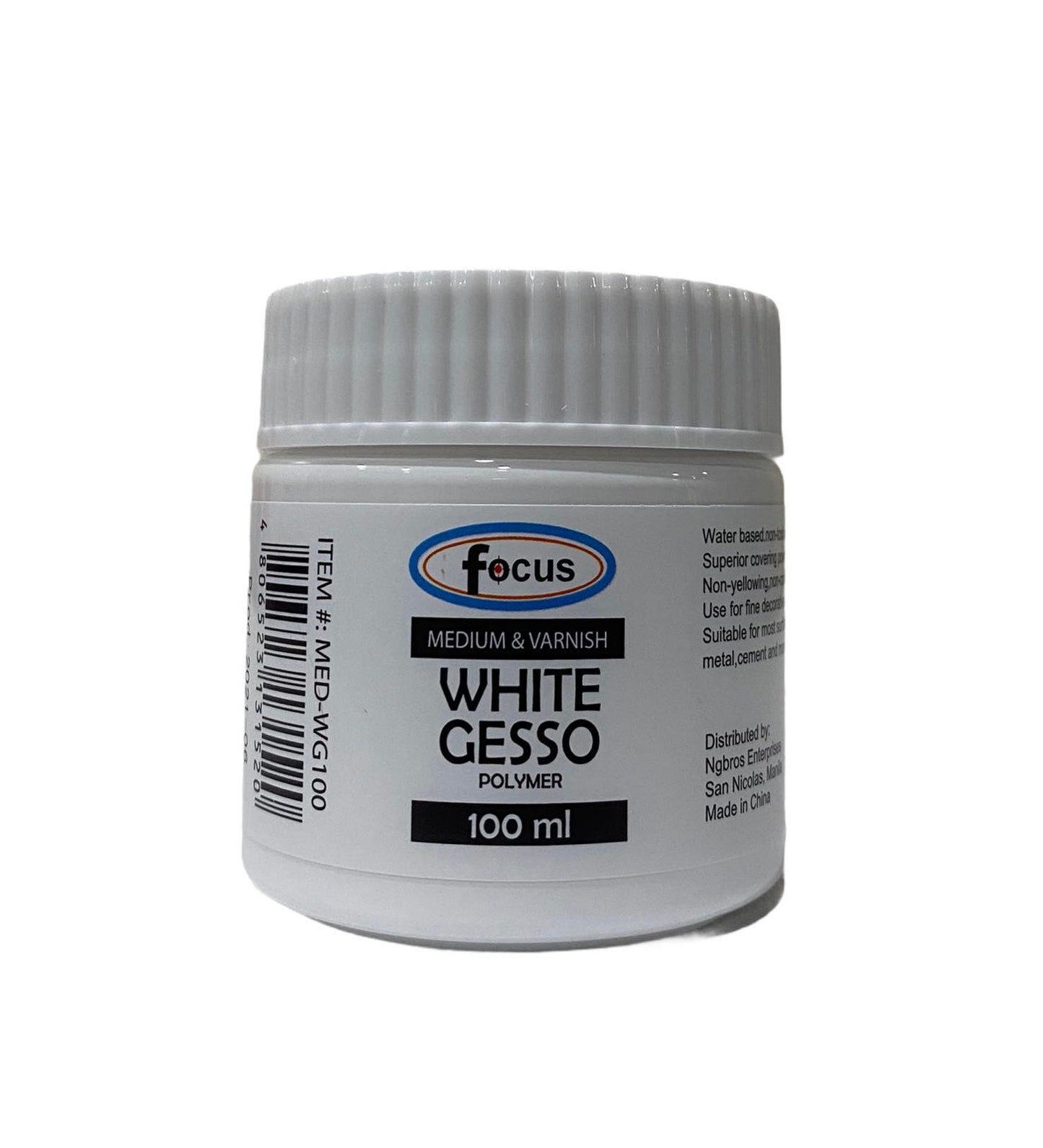 Focus Gesso 100ml White