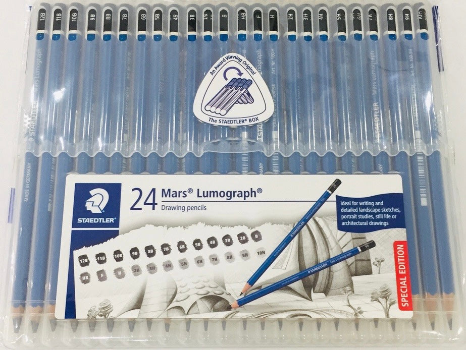 Staedtler Mars Lumograph Graphite Pencils (12B-6H)