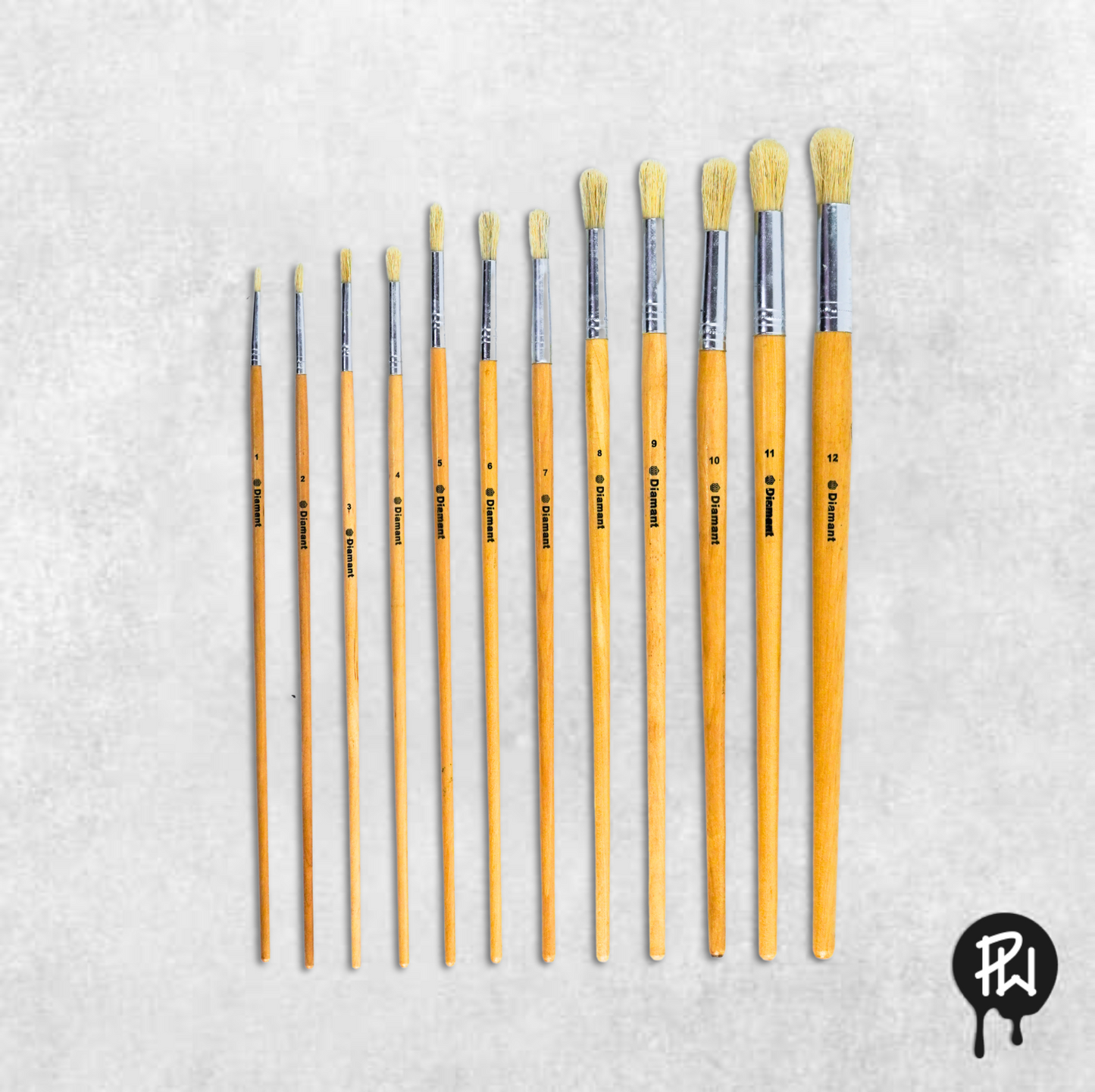 Diamant Oil and Acrylic Round Brush