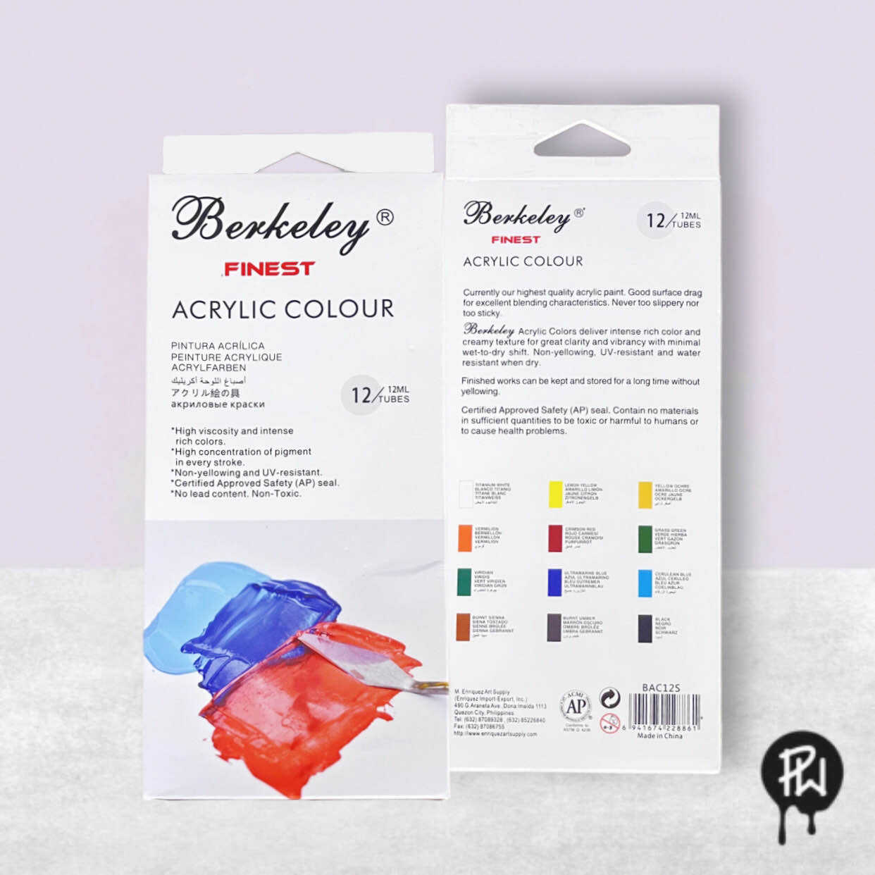 Berkeley Acrylic Colour Set 12