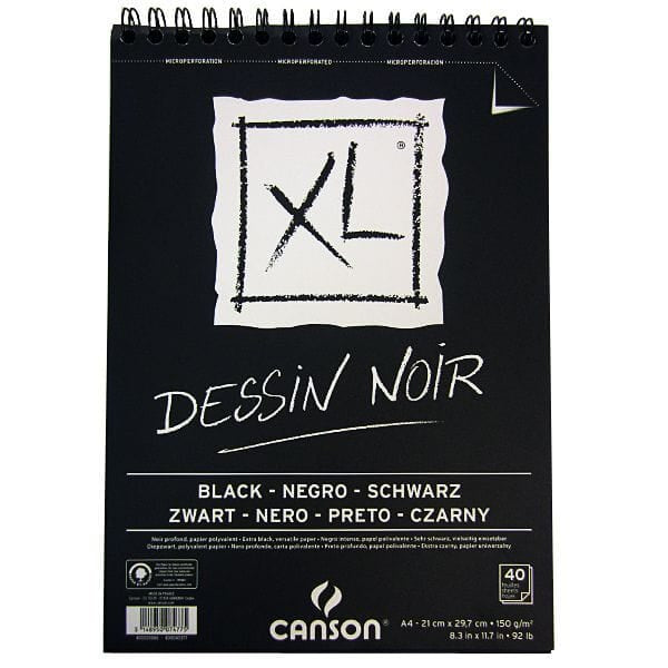 Canson XL Black Pad A3/150gsm/40sh