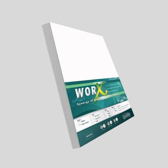 Worx Specialty/Board Paper 90/180/200GSM 100sheets (White or Pale Cream)
