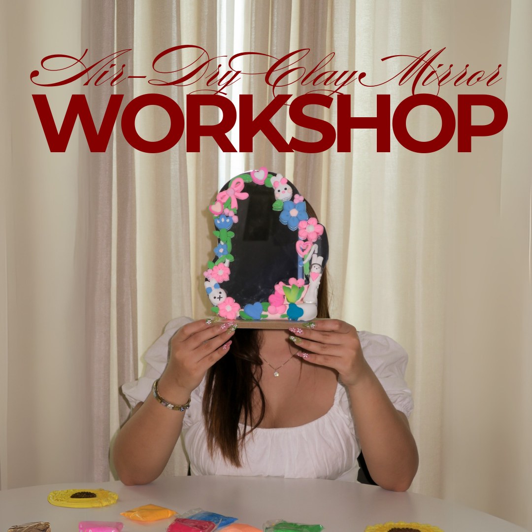 AirDry Clay Mirror Decorating at Bakehead