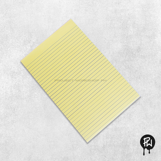 Apollo Yellow Pad 80 canary yellow sheets per pad