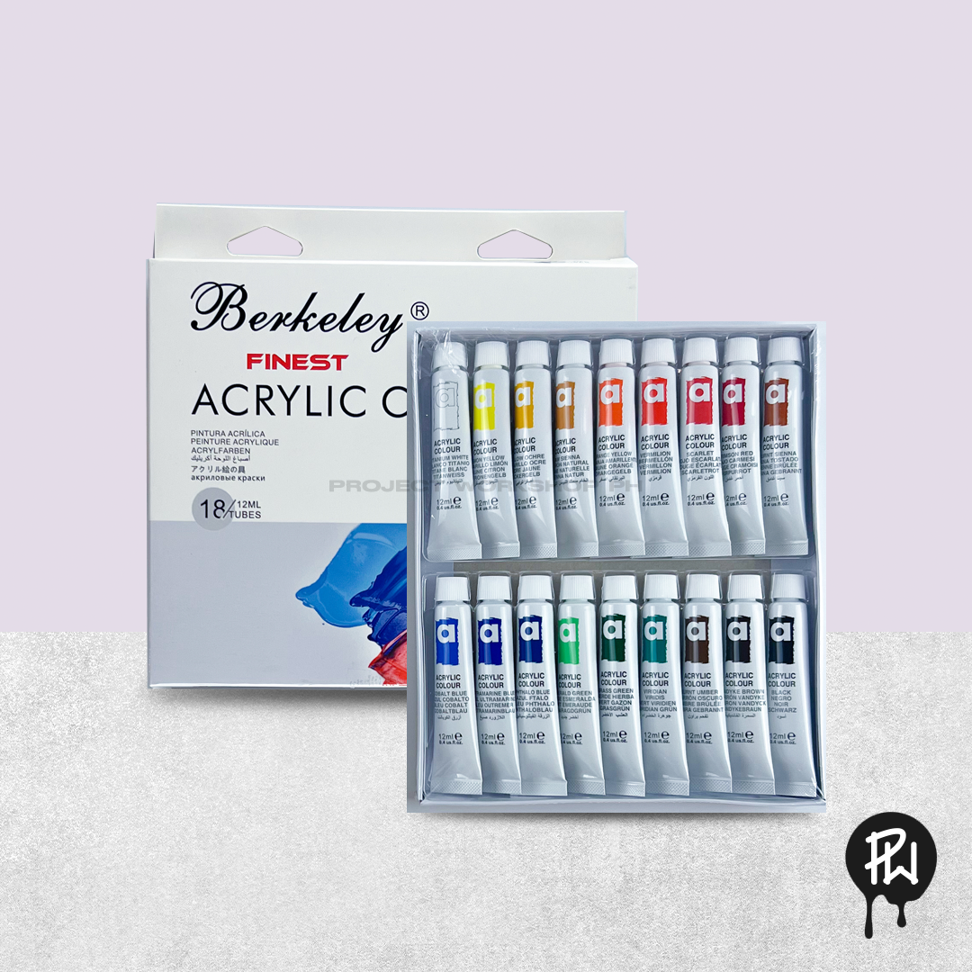 Berkeley Acrylic Colour Set 18