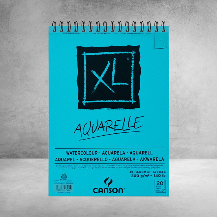 Canson XL Aquarelle Pad A5/300gsm/20sh
