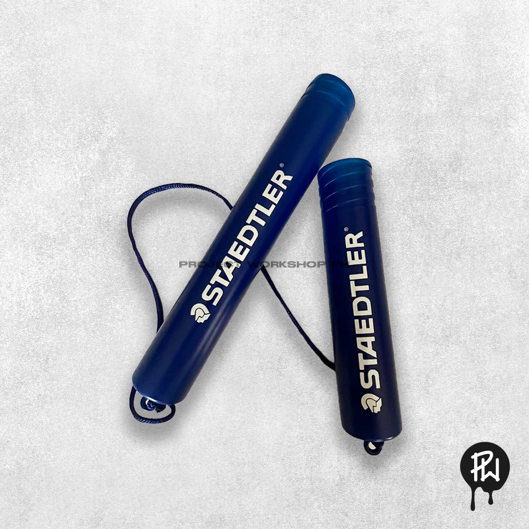 Staedtler Canister 23.5" - Telescoping tube: Simply rotate the tube to adjust the length and rotate back to lock. - Waterproof: this storage tube protects your artworks, paper scrolls, documents, blue prints, plans from water. - Great storage and transporting tube, suitable for students, architects, designers, artists.