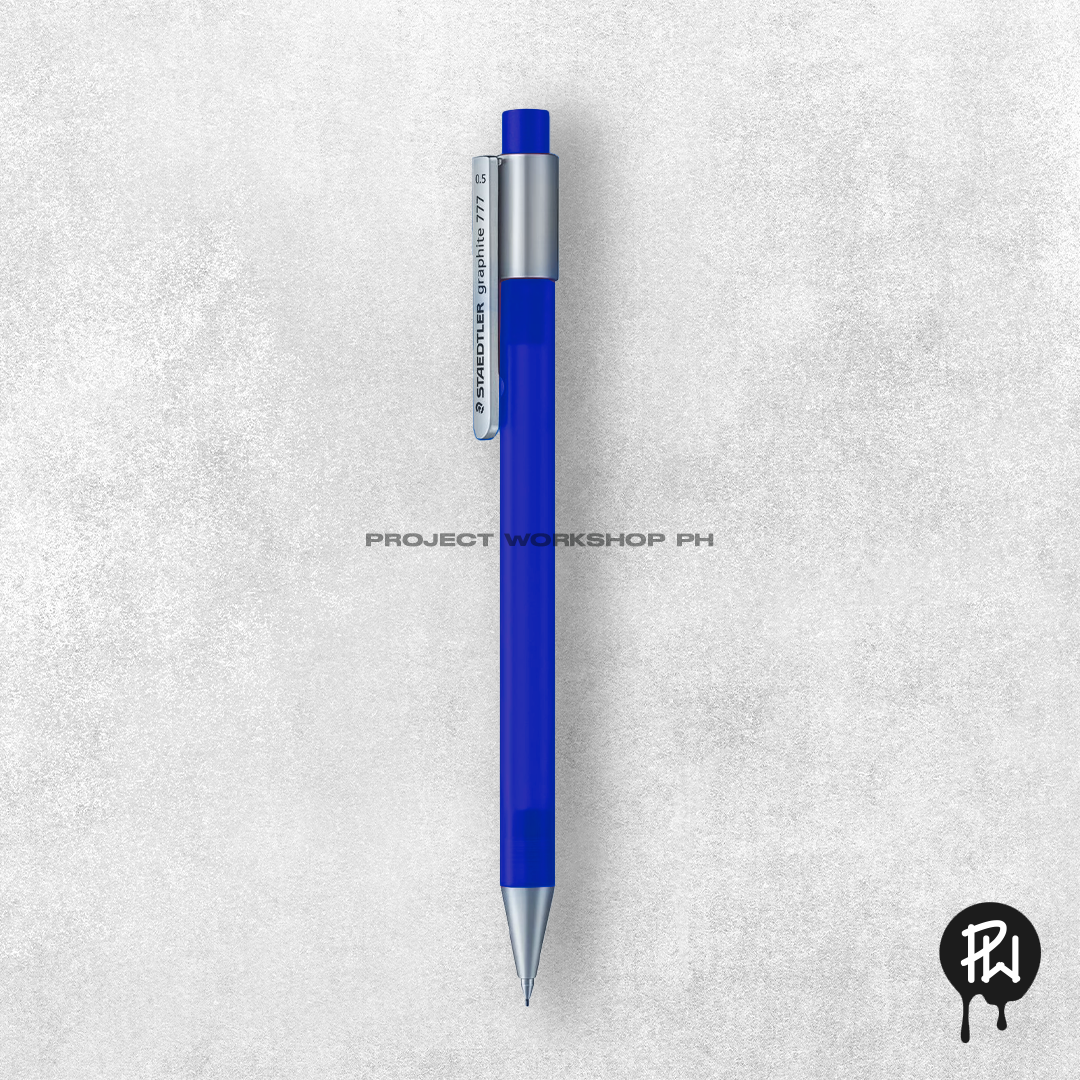 Staedtler Graphite Mechanical Pencil 0.5mm - Rubberized barrel - Break-preventing lead guide - Extra large PVC and latex-free eraser - Line widths: 0.5mm