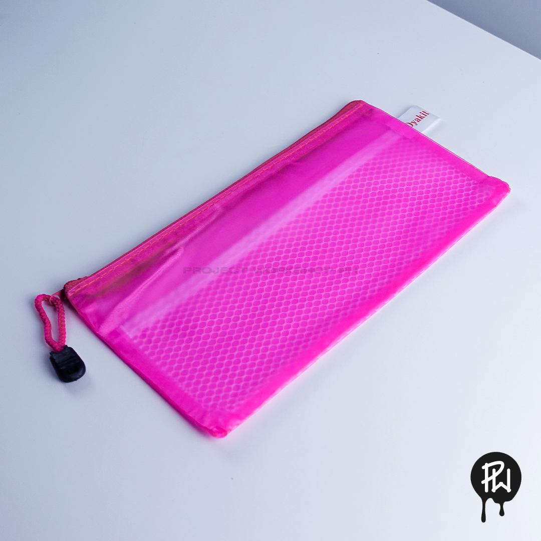 Pencil Case (Black, Green, Pink, White)