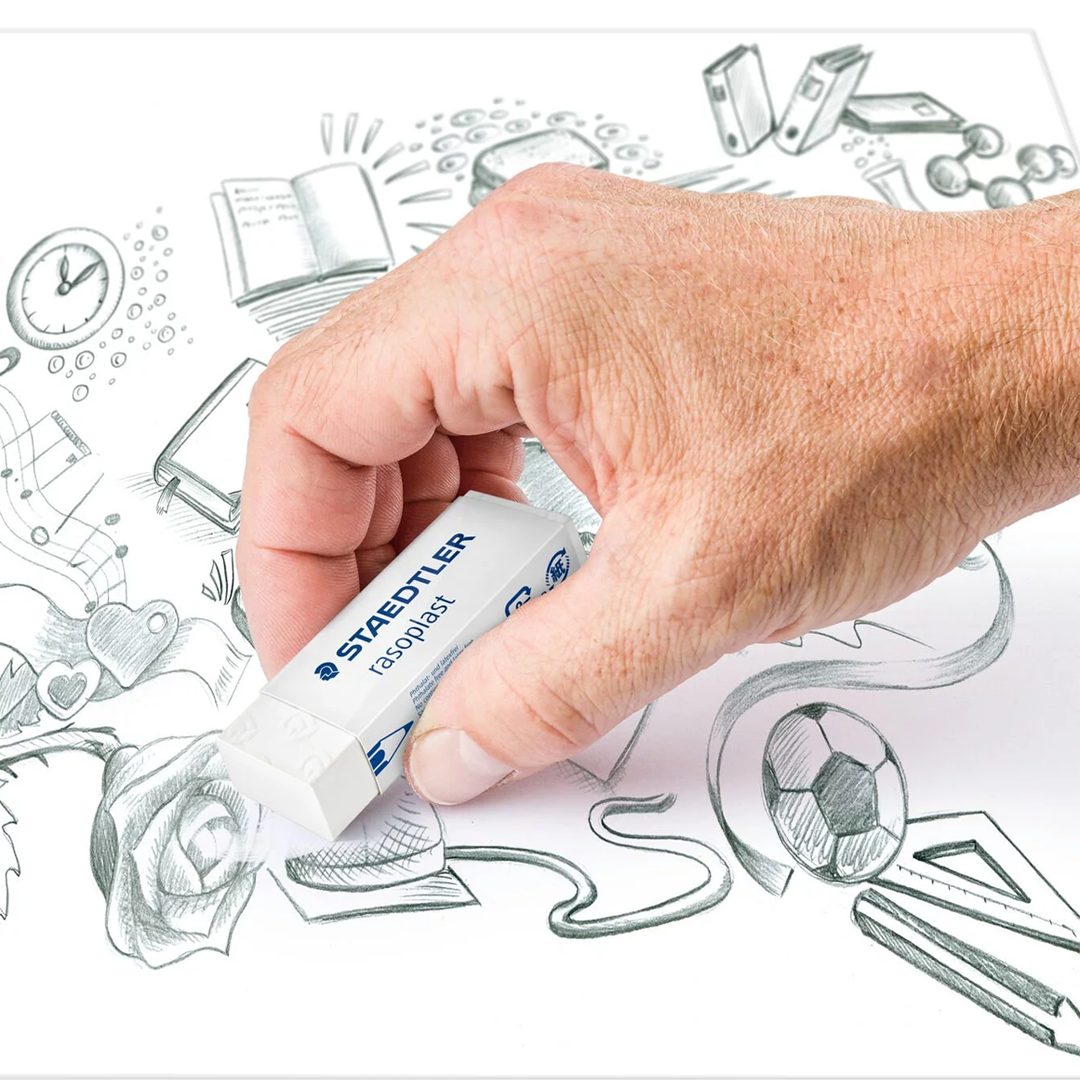 Staedtler Rasoplast Eraser Large (Size: 65 x 23 x 13 mm)
