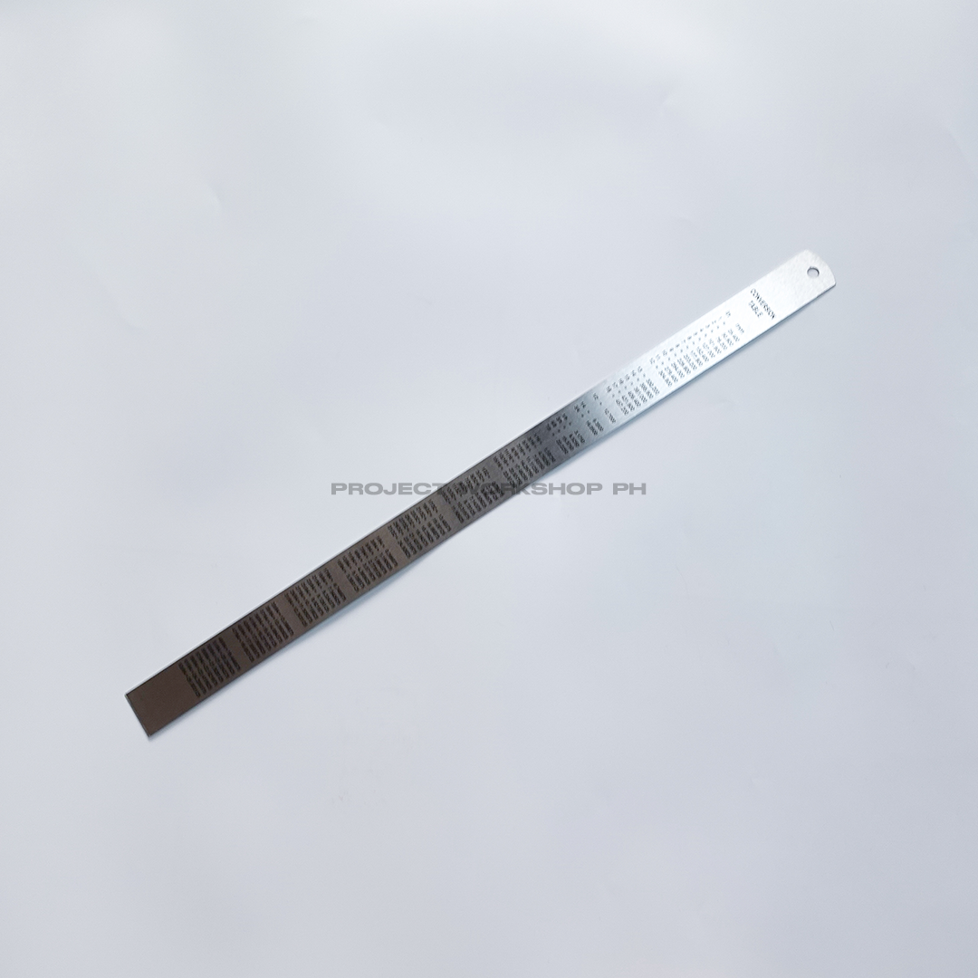Steel Ruler 18" (Project: Workshop PH)