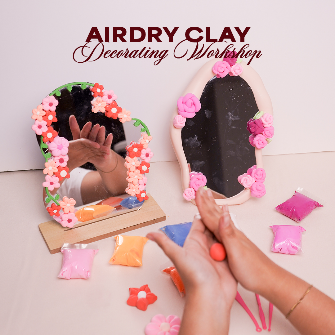 AirDry Clay Mirror Decorating Vecina Market | August 23 | 2-5PM