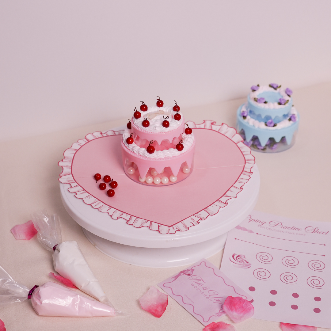 Decoden Fake Cake Decorating Workshop at Eastwood City