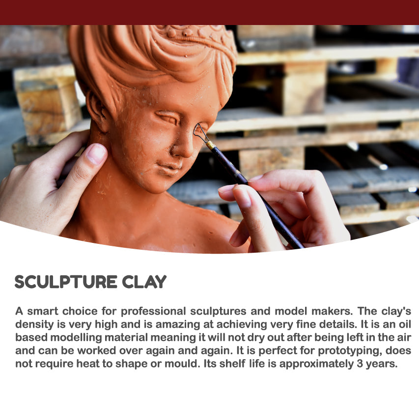 Nara Sculpture Clay Grey 500g