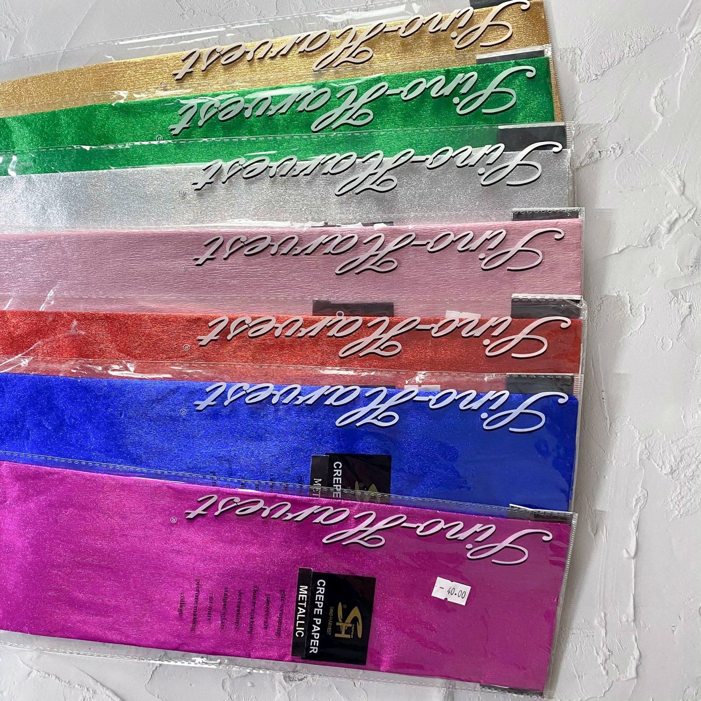 Crepe Paper Metallic 20"x72"