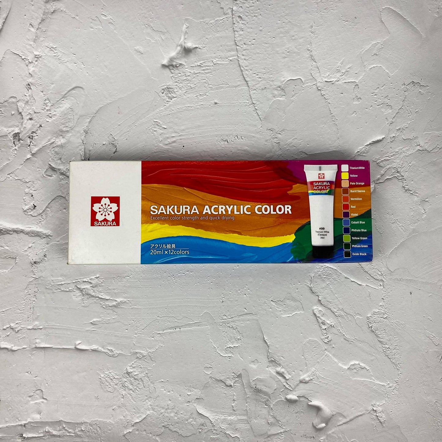 Sakura Acrylic Color 20ml/12 Color Set