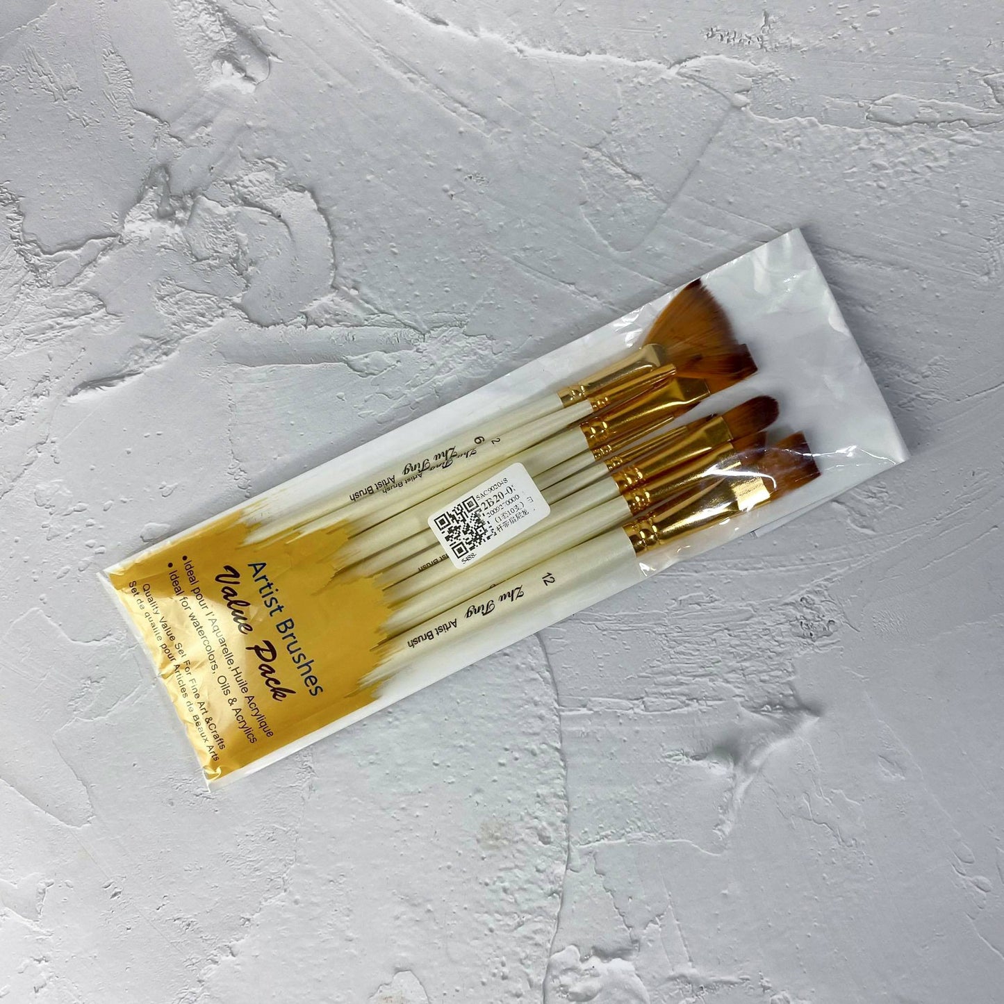 Multi-Paint Brush White 10 Set