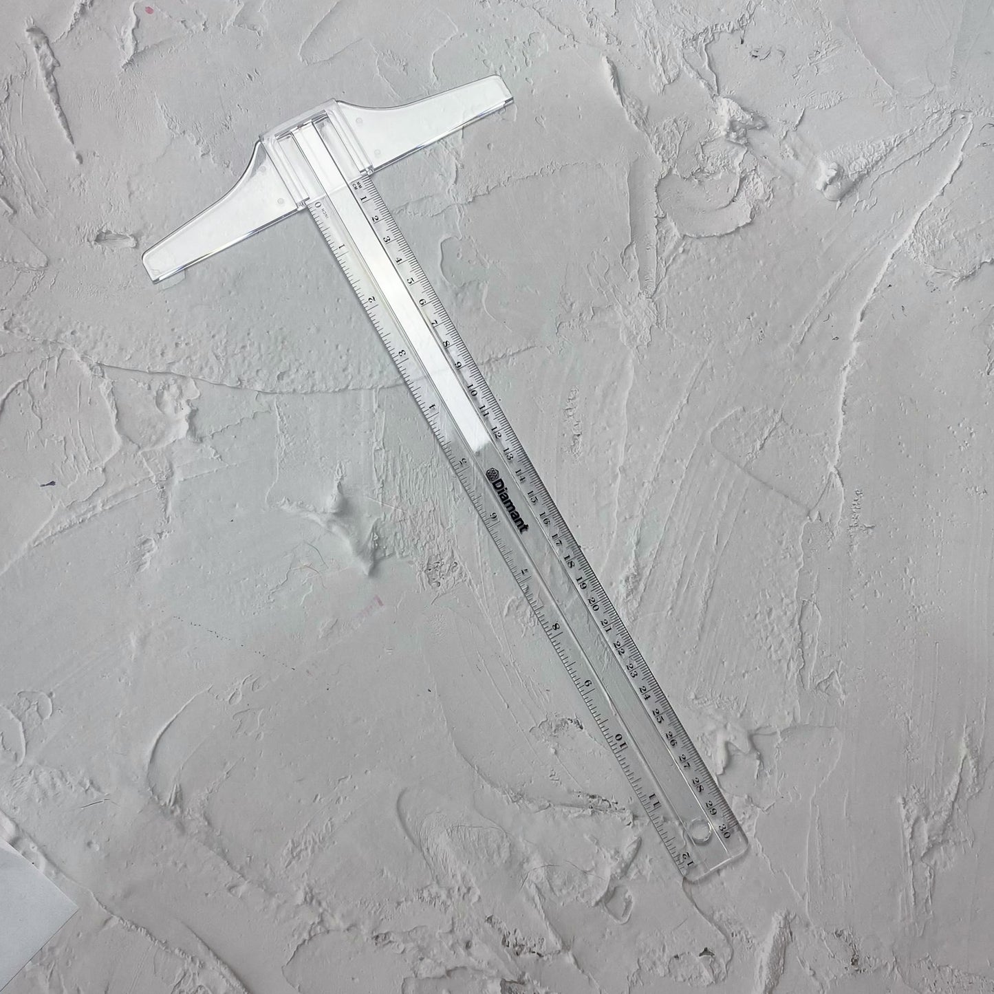 Diamant T-square Plastic w/ Removable Head 12"