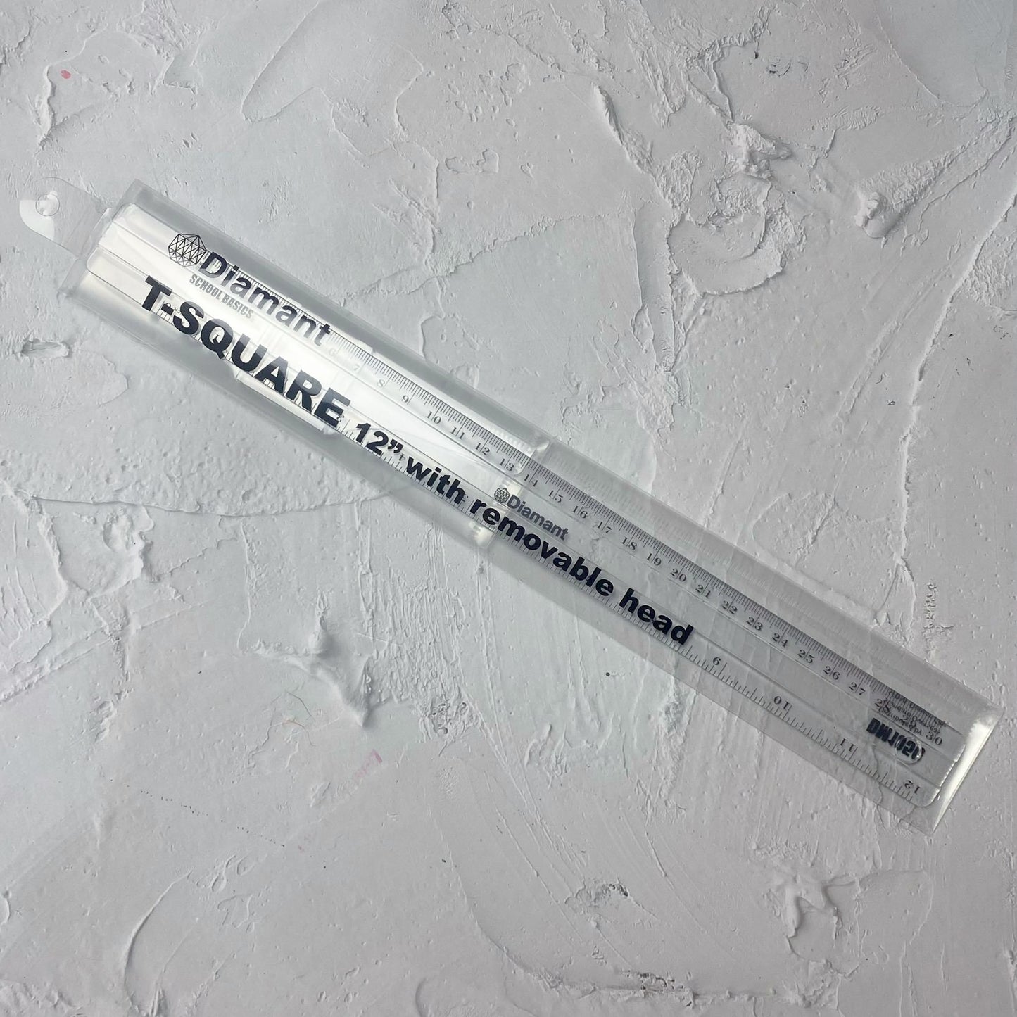 Diamant T-square Plastic w/ Removable Head 12"