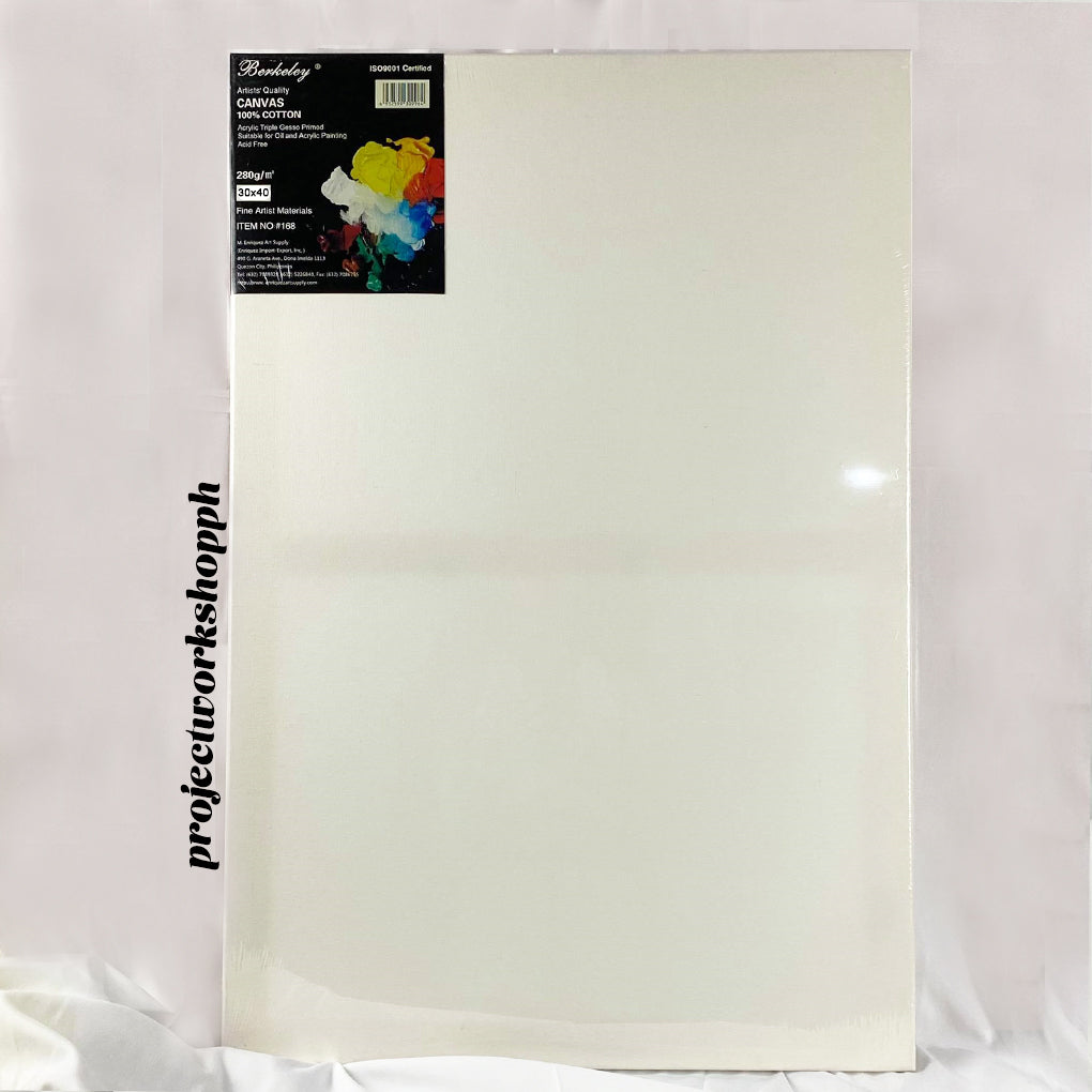 Berkeley Canvas Stretched Comes with frame and primer. Every canvas is made by hand to our precise specifications to ensure a superior painting experience for the artist Suitable for Oil and Acrylic Paints #acrylicpainting #paintingtools #paintingmaterials #artsupplies #artmaterials