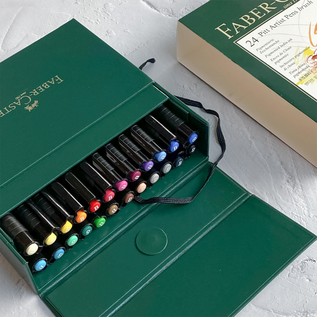 Faber-Castell Pitt Artist Brush Pen 24 Colors