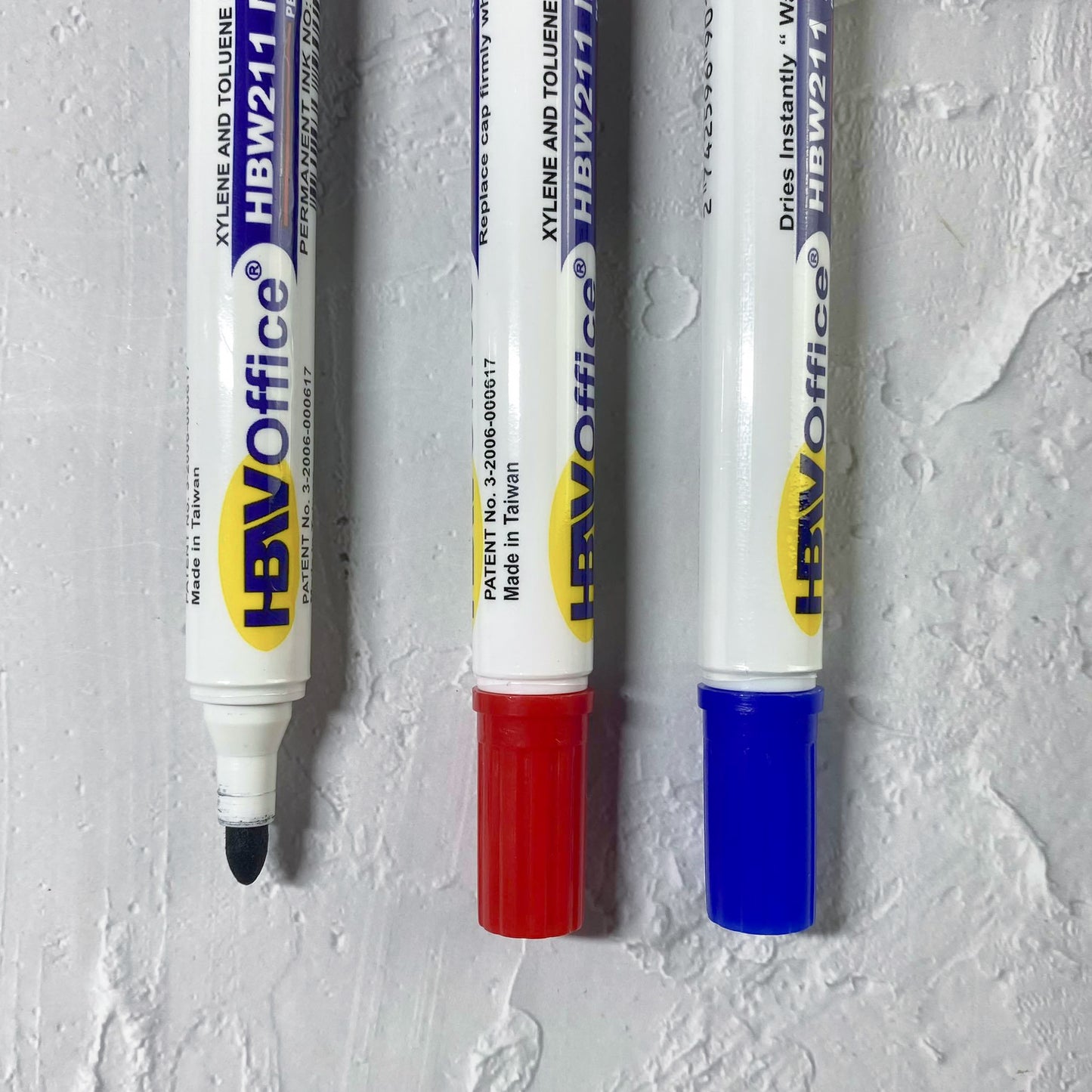 HBW Permanent Marker (Black, Blue, Red)