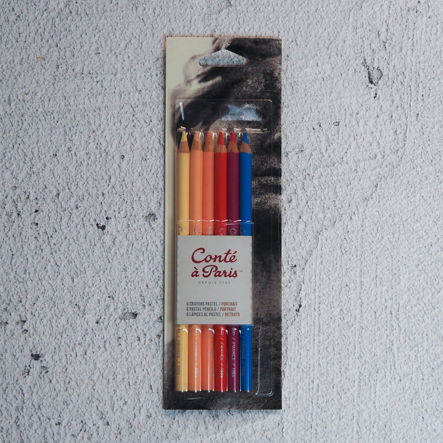 LeFranc & Bourgeois Conte A Paris Pastel Pencil Portrait Hues 6s