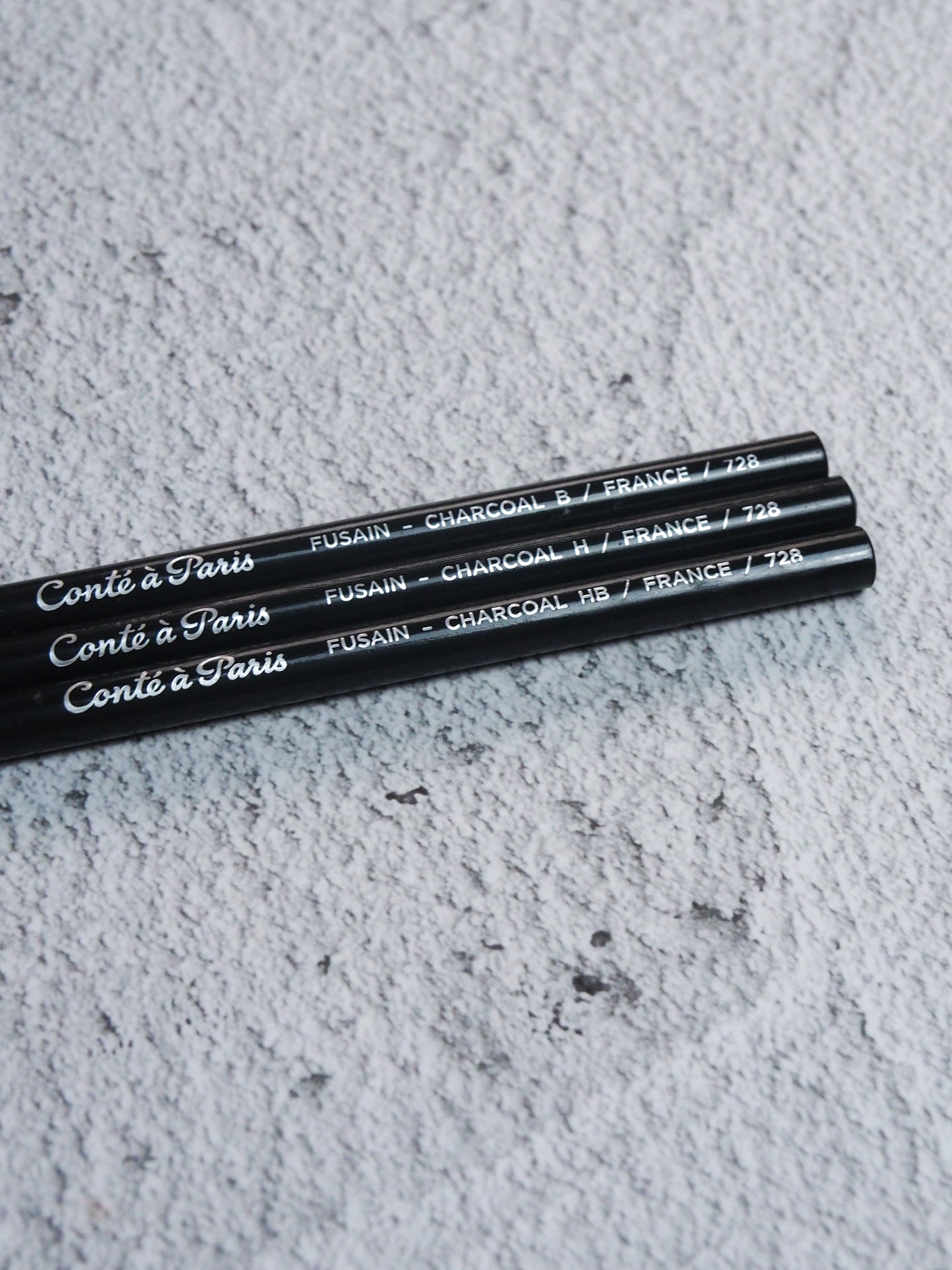 LeFranc & Bourgeois Conte A Paris CHARCOAL Pencil (H, HB, B, 2B)