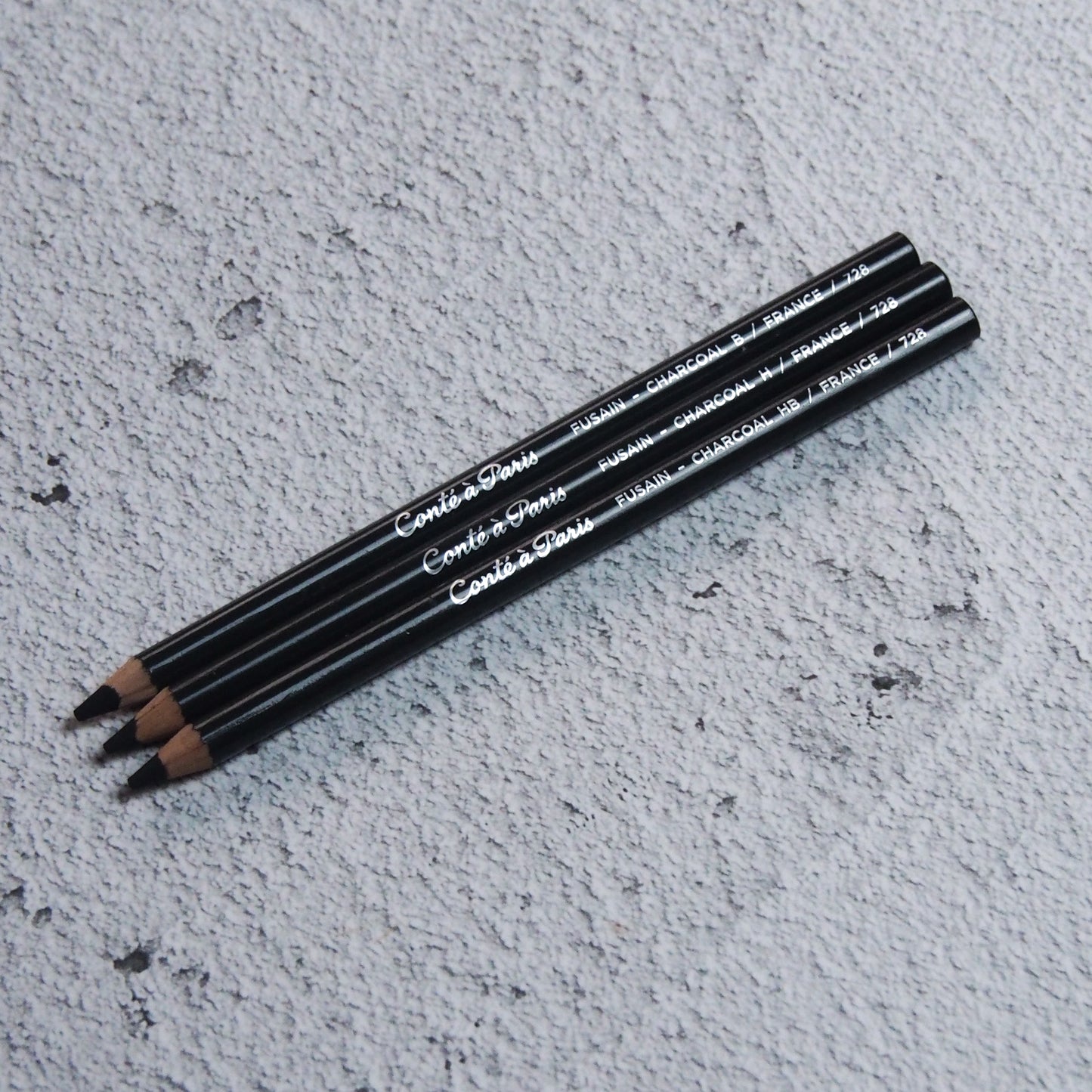 LeFranc & Bourgeois Conte A Paris CHARCOAL Pencil (H, HB, B, 2B)