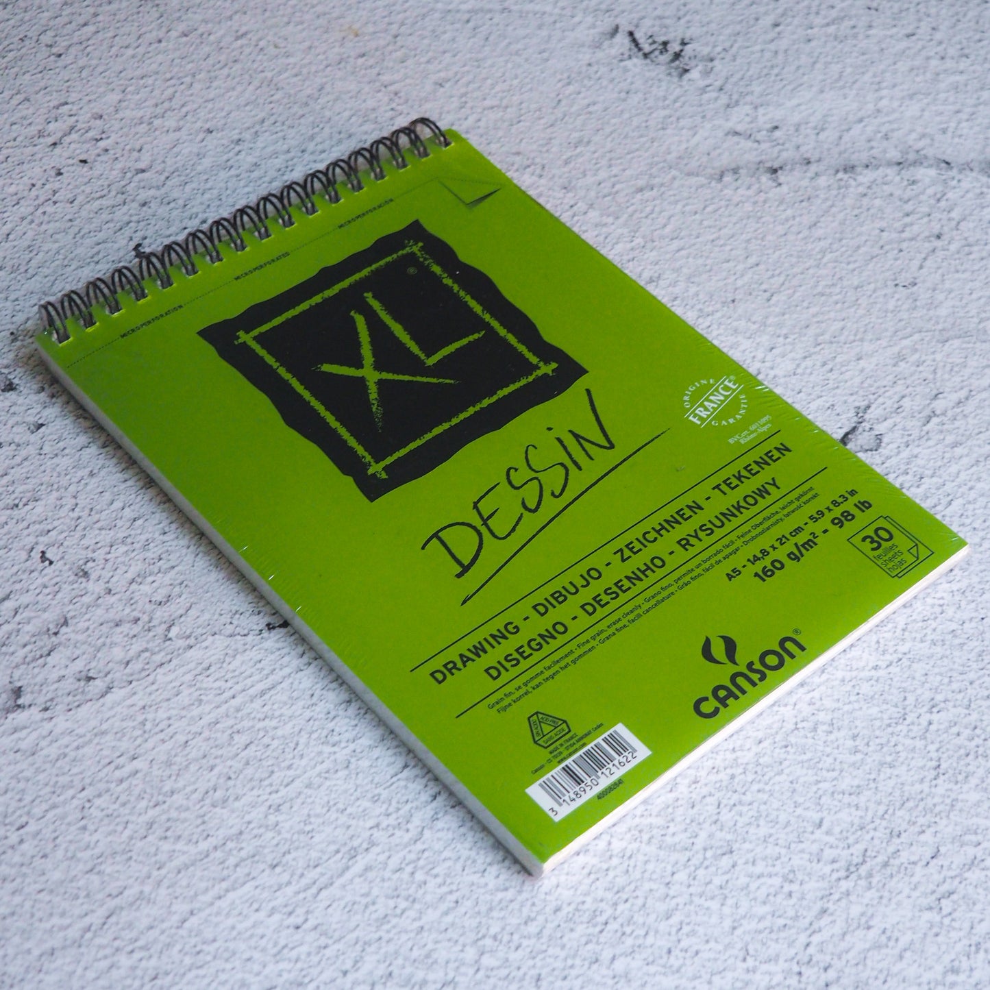 Canson XL Drawing Pad A5/160gsm/30sh