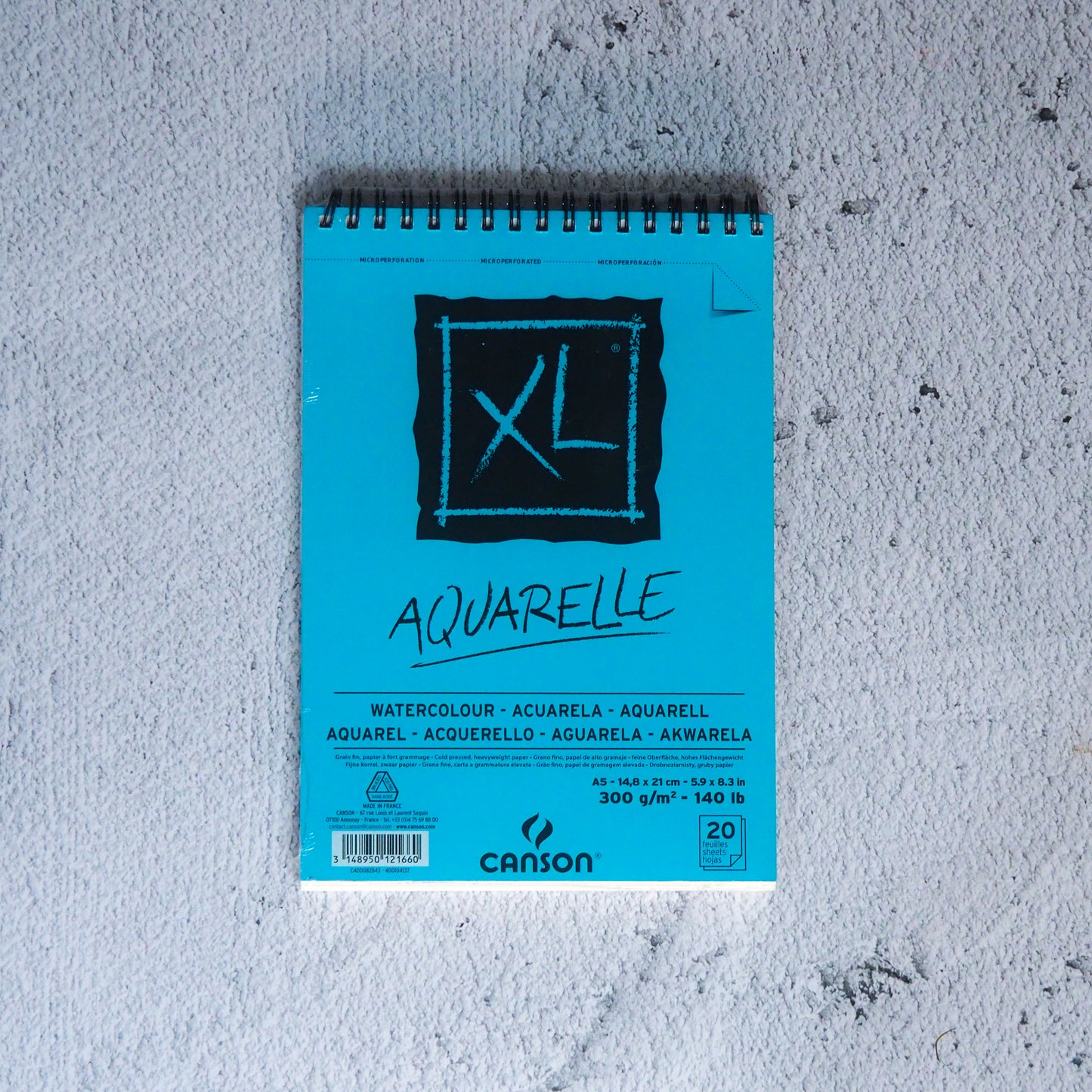 Canson XL Aquarelle Pad A5/300gsm/20sh