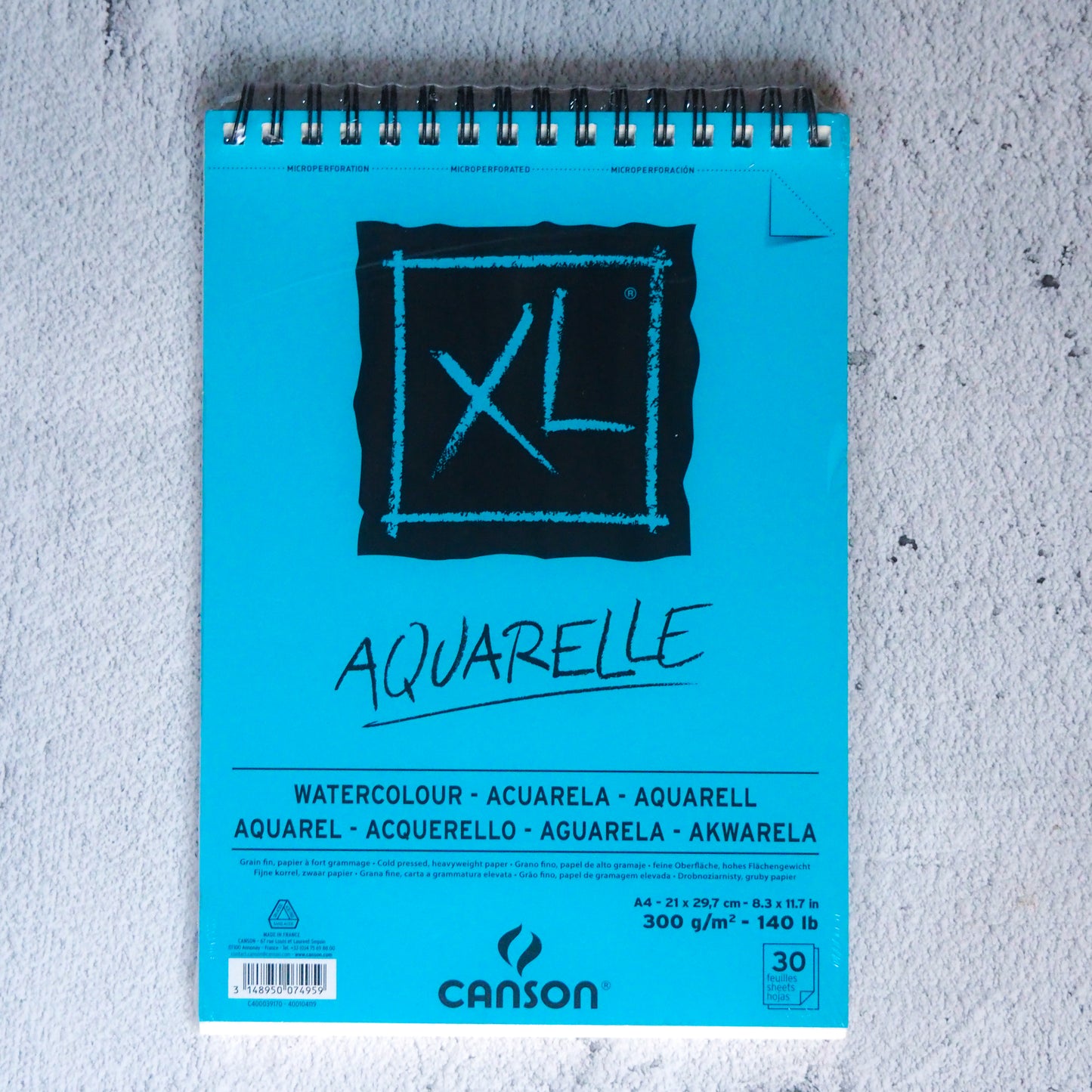 Canson XL Aquarelle Pad A4/300gsm/30sh