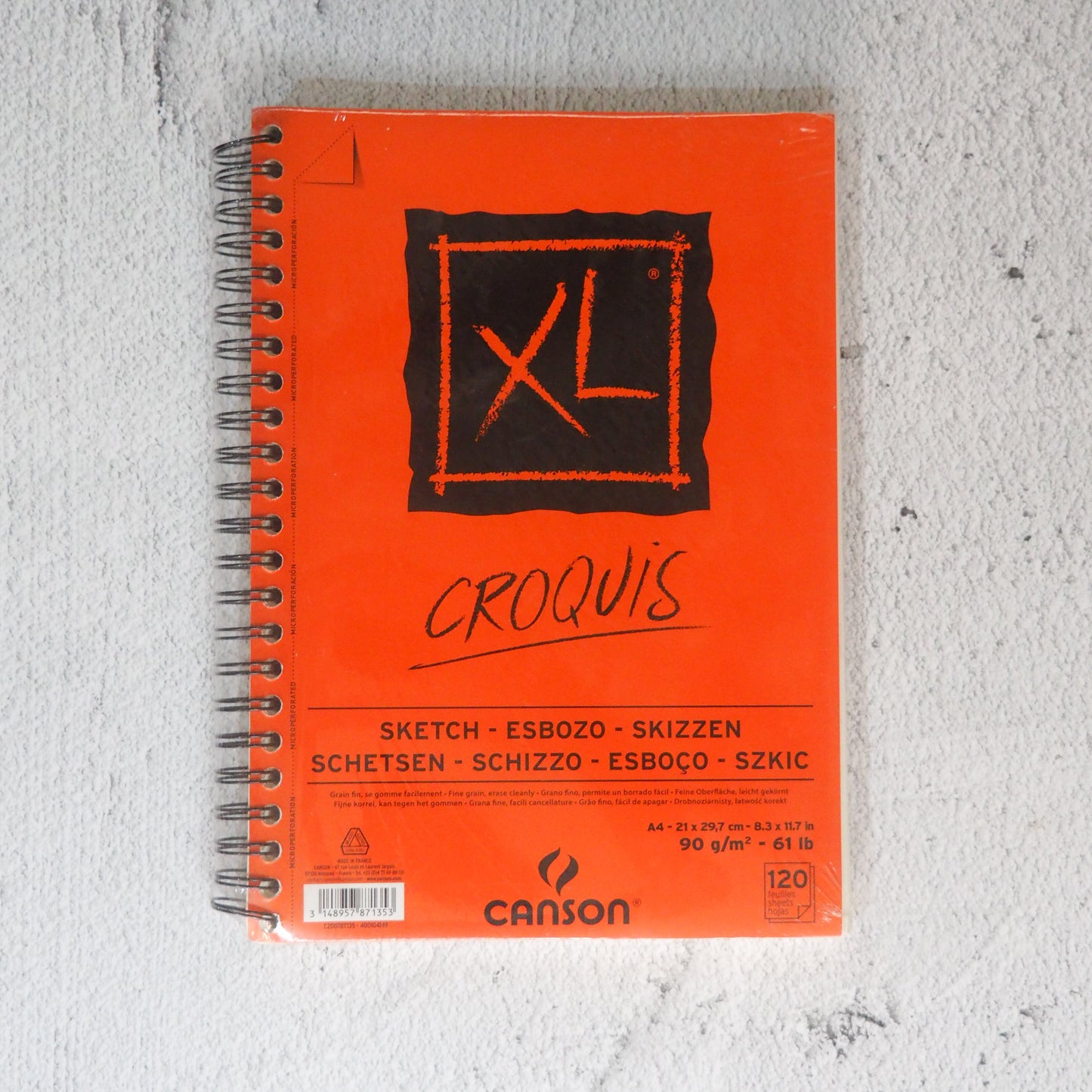 Canson XL Sketchpad A4/90gsm/120sh
