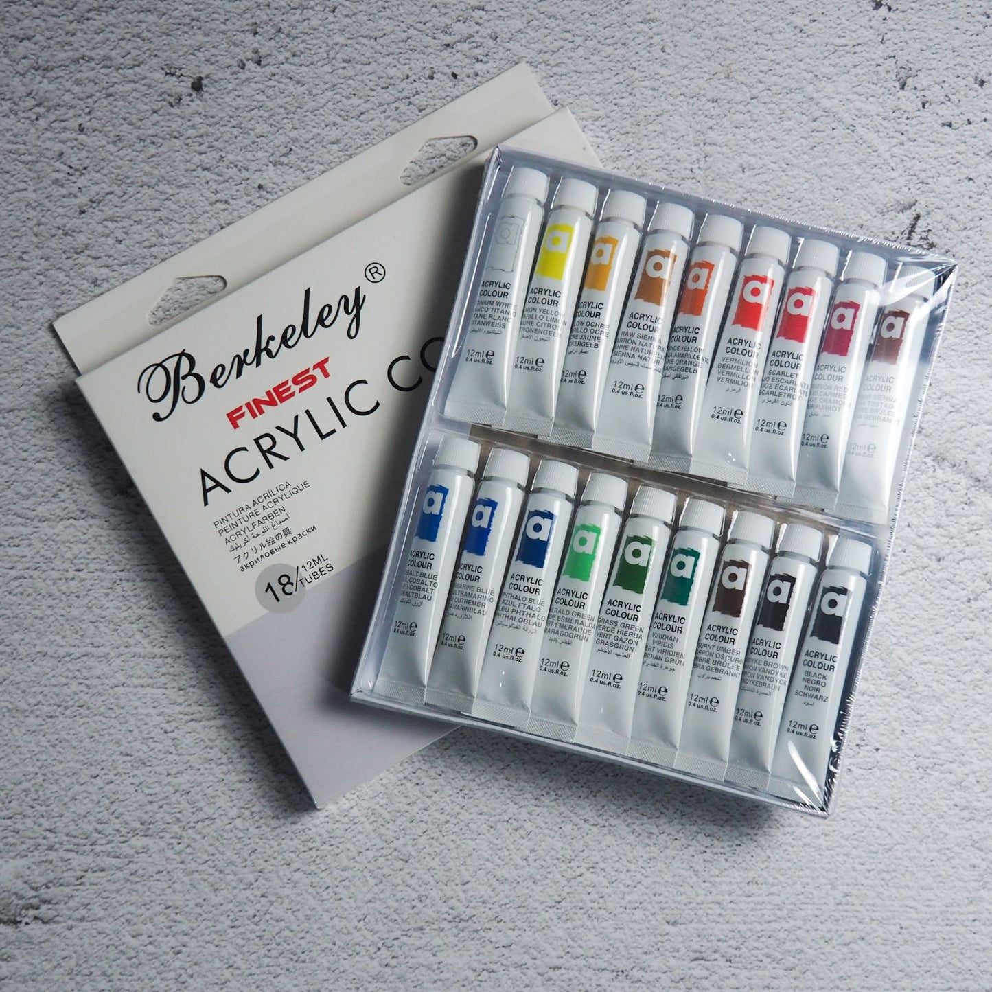 Berkeley Acrylic Colour Set 18