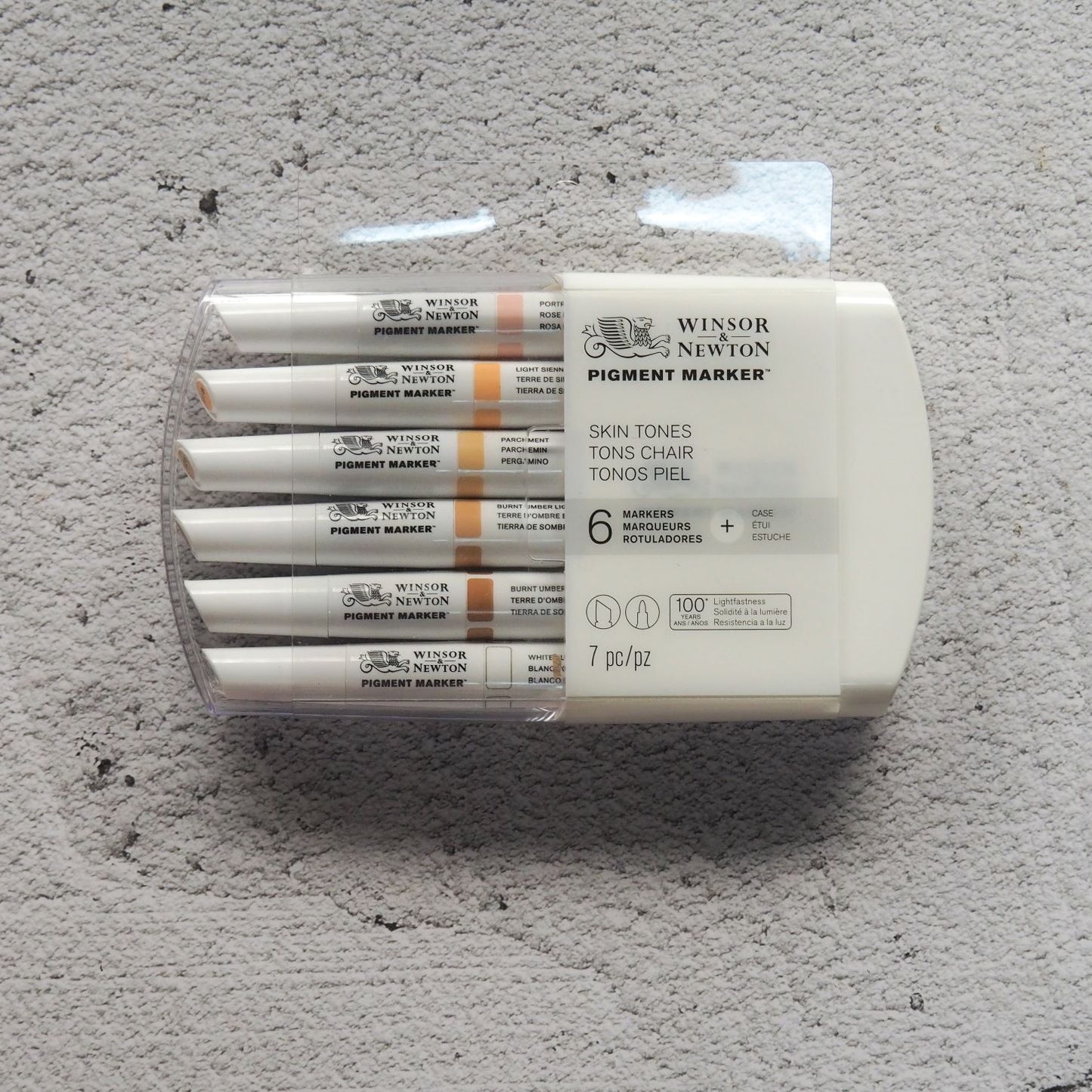 Winsor & Newton Pigment Marker Skin Tones 6s
