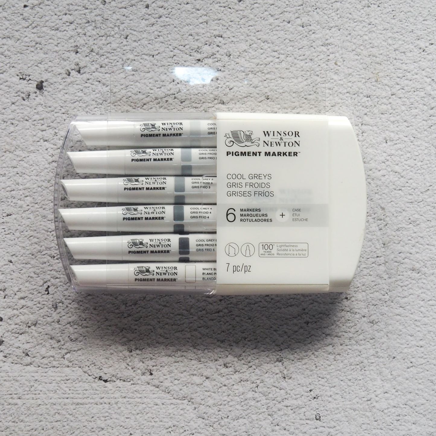 Winsor & Newton Pigment Marker Cool Greys 6s