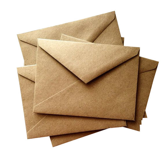 Ordinary Brown Envelope 5pcs