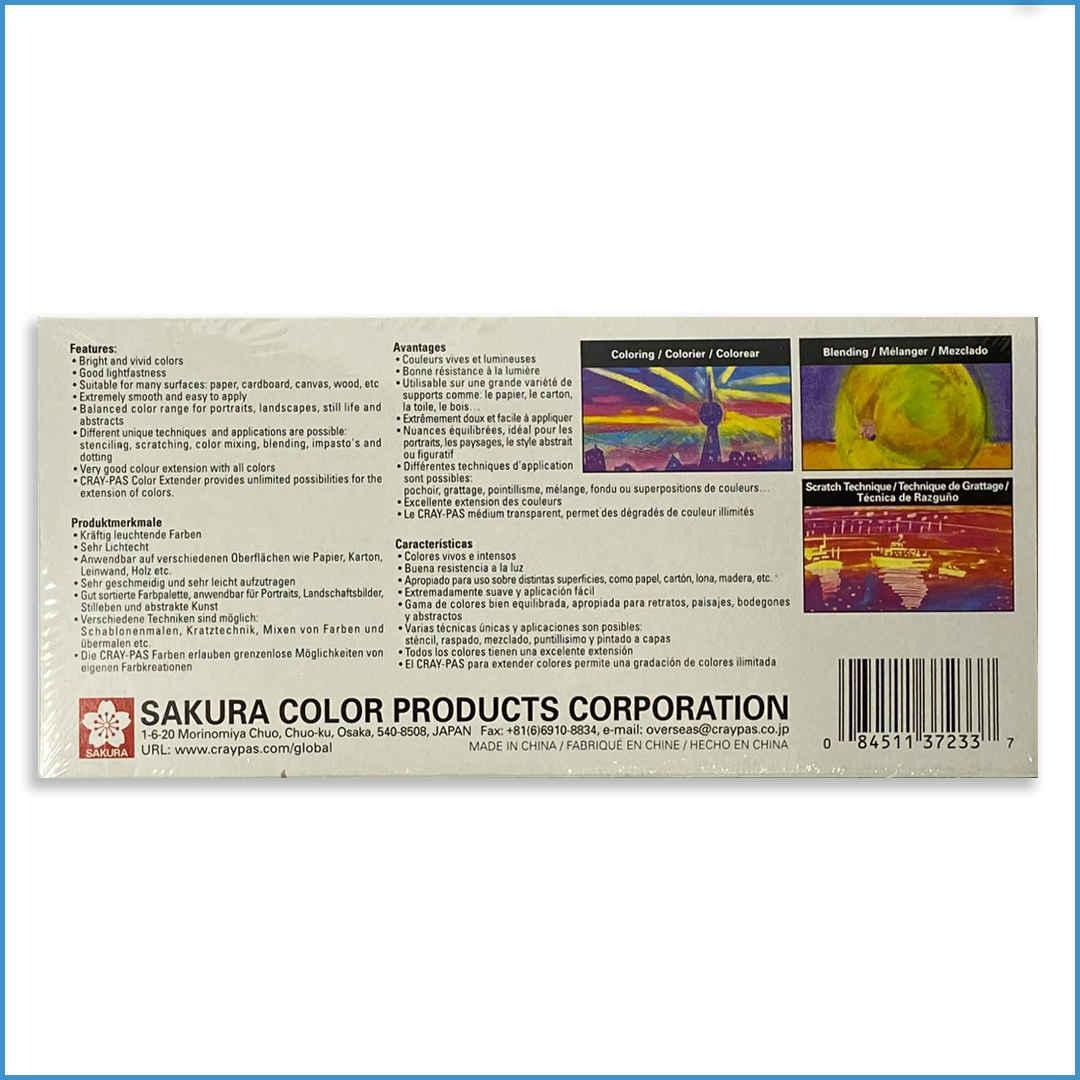 Sakura Cray-Pas Expressionist Oil Pastels 16s