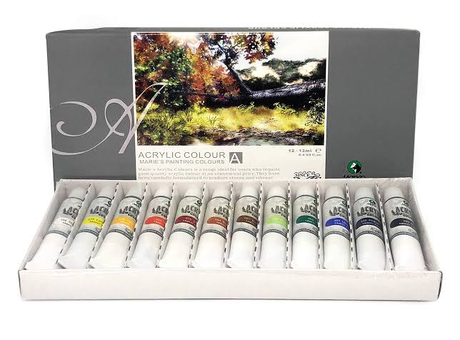 Marie's Acrylic 12x12ml Assorted
