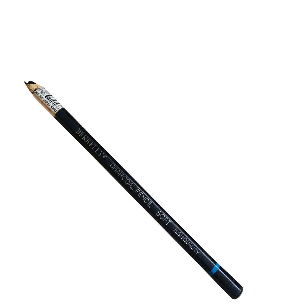 Berkeley Charcoal Pencil. Available in 3 shades: - Soft, medium and hard Designed to be similar to graphite pencils while maintaining most of the properties of charcoal, they are often used for fine and crisp detailed drawings, while keeping the user's hand from being marked.