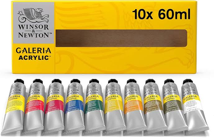 Winsor & Newton Galeria Acrylic 10 x 60ml Set